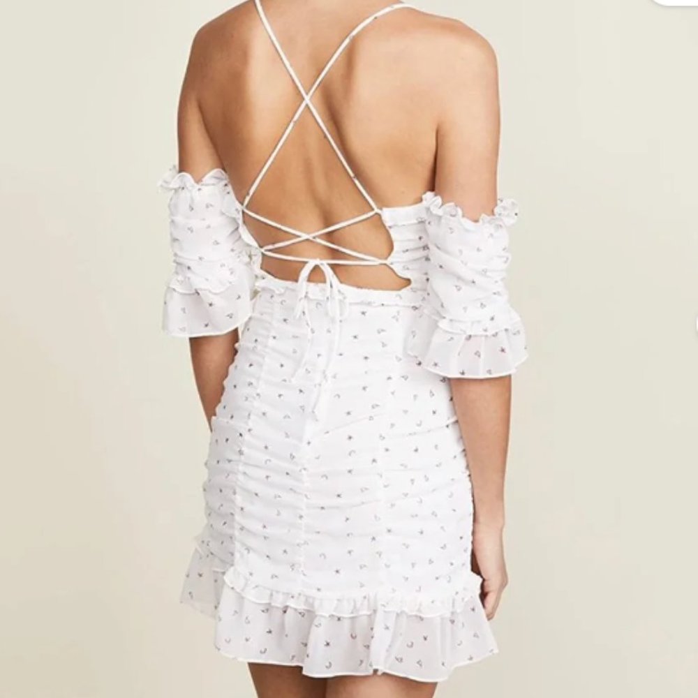 For Love & Lemons La Brooke Cocktail Dress- NEW size Large - Picture 8 of 8